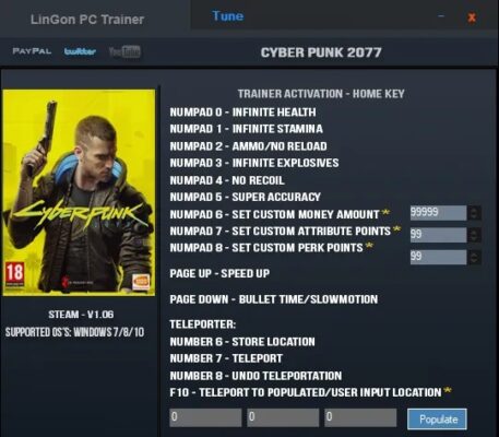 Cyberpunk 2077 Trainer 1 30 Latest Version